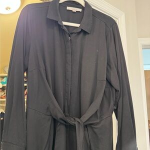 LOFT Tie front jumpsuit